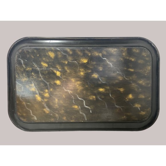 Victorian Decopage Tray Handpainted Decor Serving Piece - Picture 2 of 3